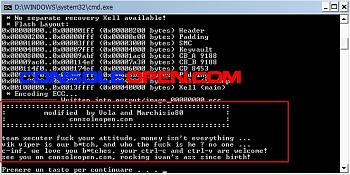 build.py per slim 14719 completato, consoleopen rilascia-dediche.jpg