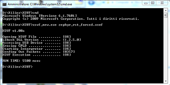 Regalino per la comunity di Console Open: Usb Spi flasher fatto su Eagle. UPDATE V2.1-scrittura_ok.png