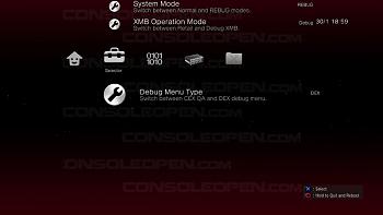 [TUTORIAL] Avvio di tutti i giochi di backup senza disco inserito (CFW Rebug REX)-debugmenutype.jpg