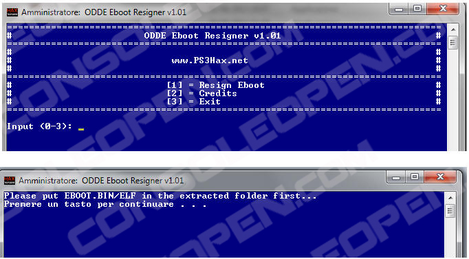 all eboot resigner
